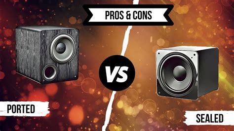 sealed vs ported sub box for metal music|ported subwoofer pros and cons.